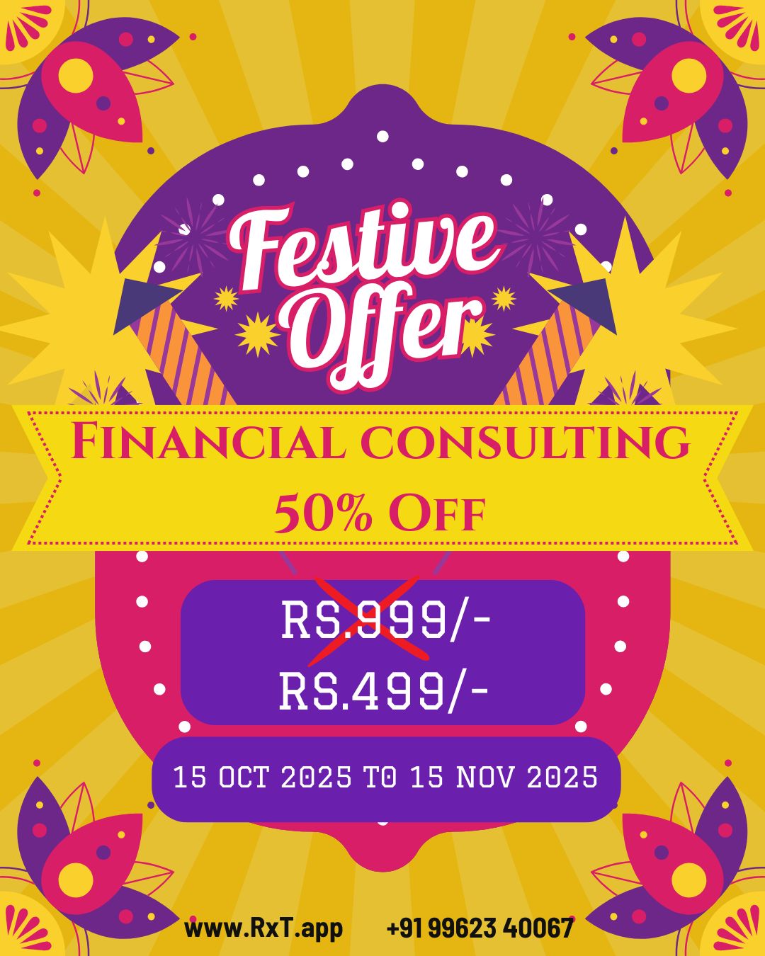 One-on-One Financial Consultation - Festival Offer!